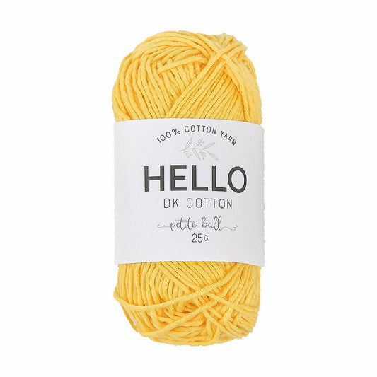 HELLO 25 gr cotton knitting yarn - HELLO DK Cotton Yarn 123