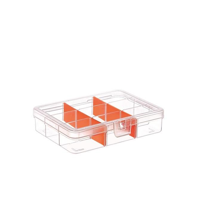Plastik gözlü saklama kutusu ( 9 gözlü Organizer kutu)