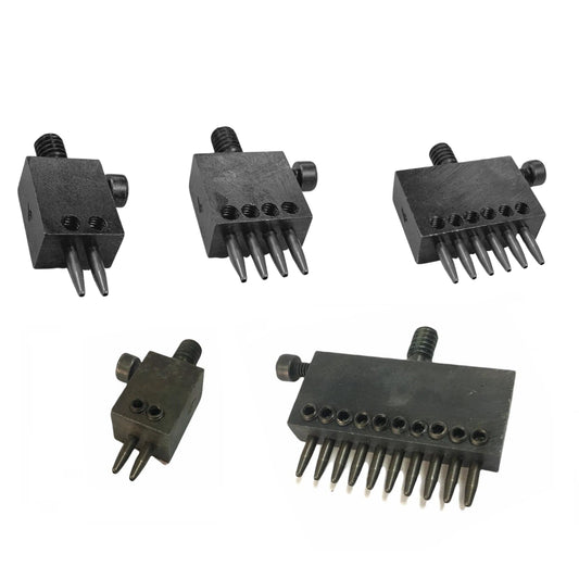 Deri Delici - Delme Zımbası - 2'li / 4'lü / 6'lı / 10'lu Zımba delgeç, Sıralı Padova Tulumba için