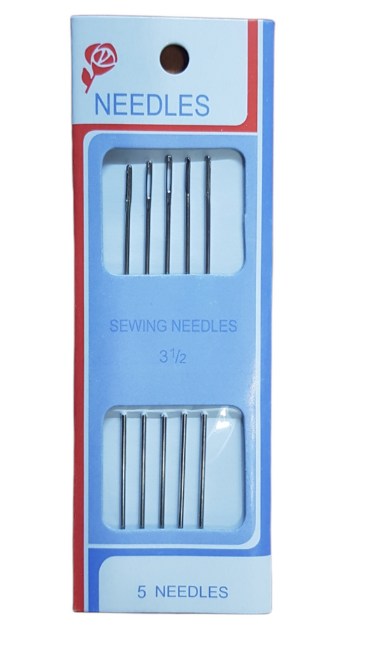 5 pcs 3 1/2 card needles - Long sewing needle 8.8cm