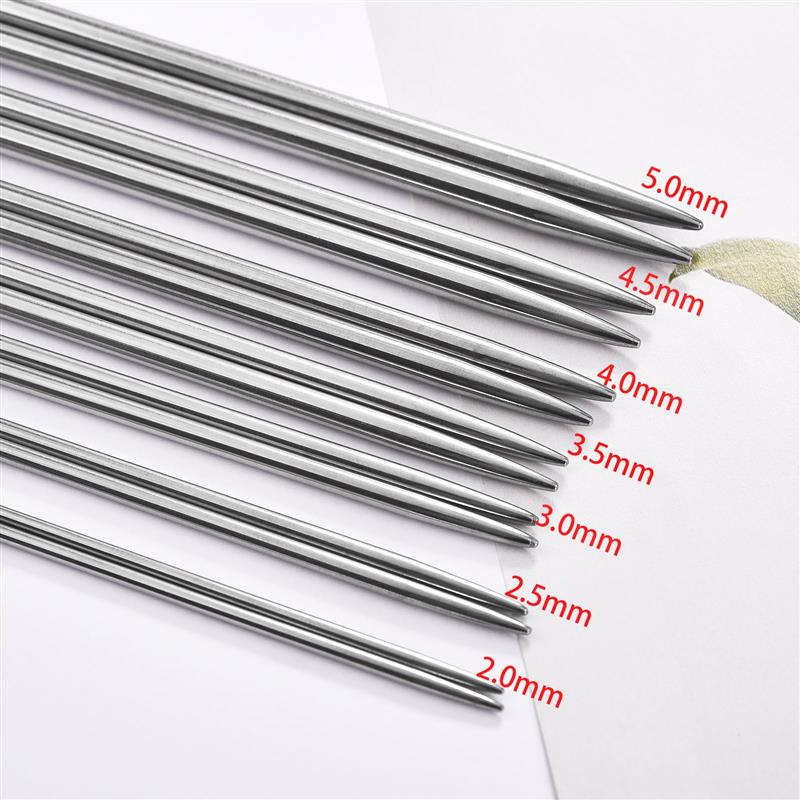 5 Pcs. Aluminum Sock Needle (No: 4-5-6)