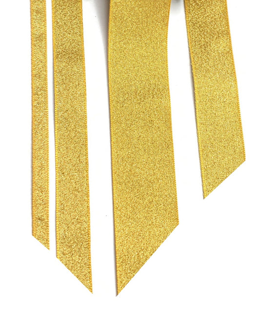 10 meters Gold Glitter Ribbon
