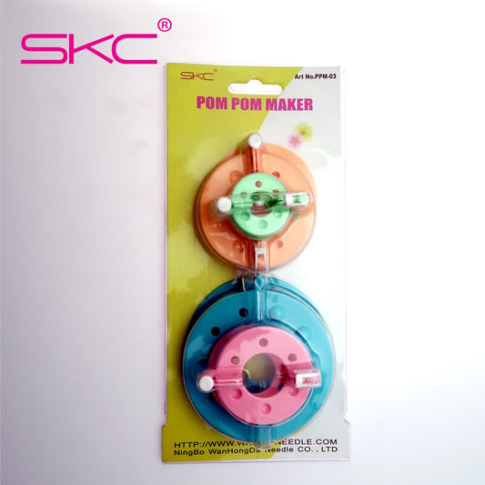 SKC Ponpon Aparatı. 4 Değişik Boy Ponpon Seti