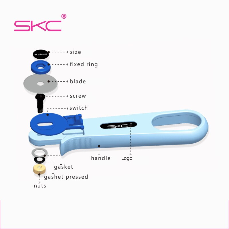 Ножницы для пэчворка SKC Запасное лезвие 45 мм или 28 мм