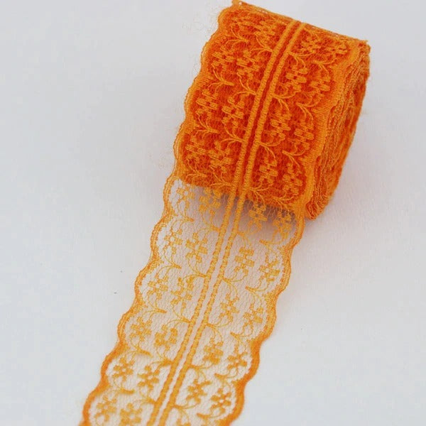 25 mt Daisy Lace - For Packaging, Decoration, Bow, Invitation Card, Ornament etc.