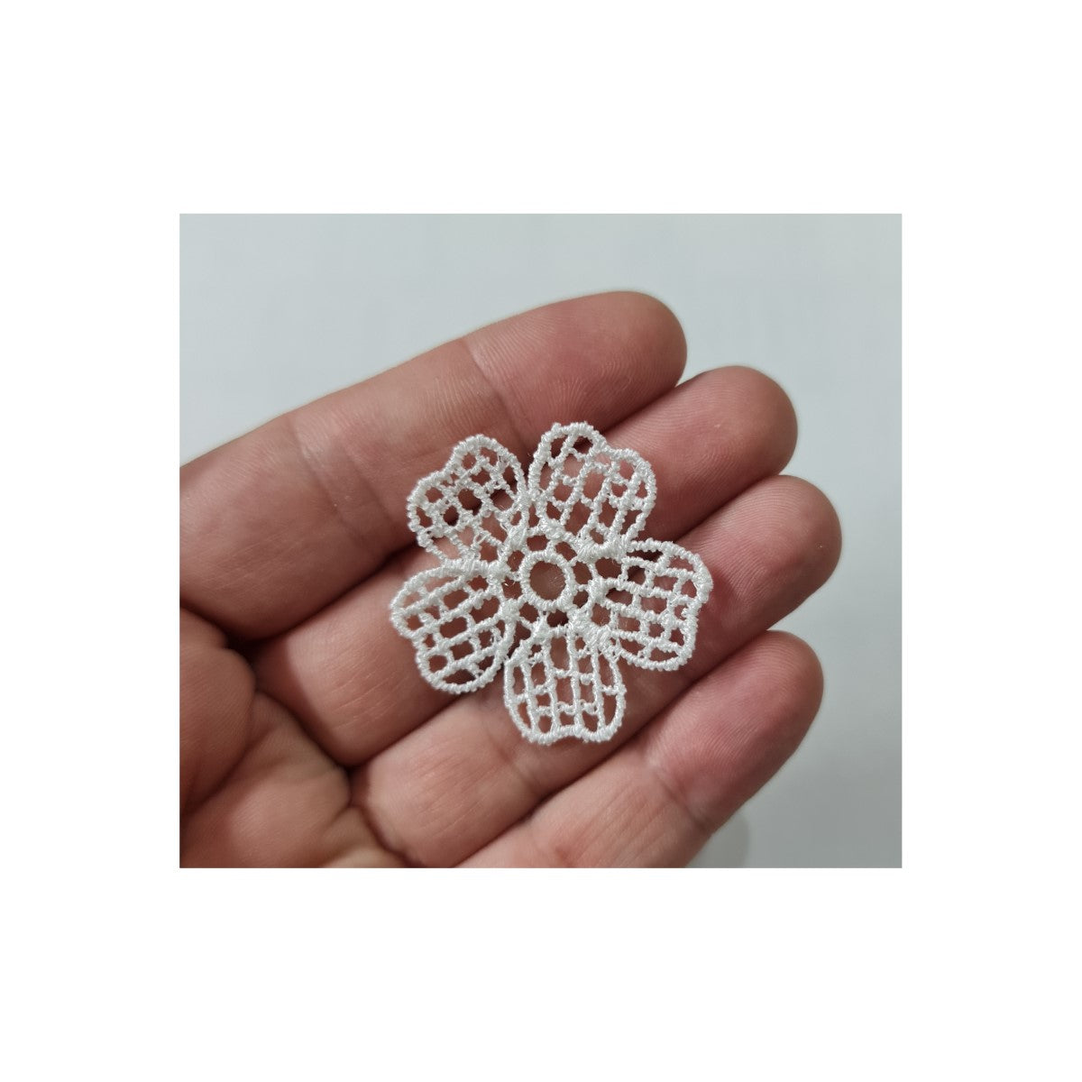 Minik Çiçek Gipür Motif (6872) (4, 8 veya 12 adet)